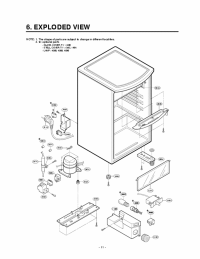 LG GR-151SU LG GR-151SU  Exploded View